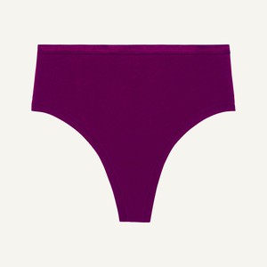 SALE High-Rise Thong in Sugar Plum from Subset