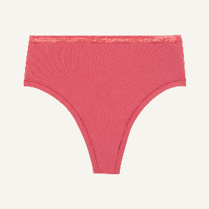 SALE High-Rise Thong in Melon from Subset