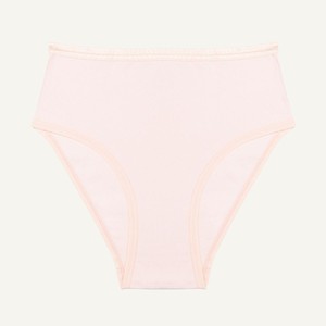 Organic Cotton High-Rise Brief in Quartz from Subset