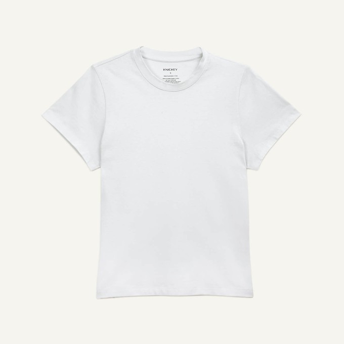 Organic Cotton Classic Tee in Cloud from Subset