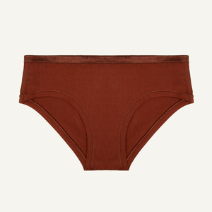Organic Cotton Mid-Rise Hipster in Cacao from Subset