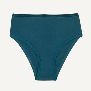 Organic Cotton High-Rise Brief in Meridian from Subset