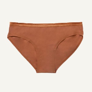 Organic Cotton Low-Rise Brief in Spice from Subset
