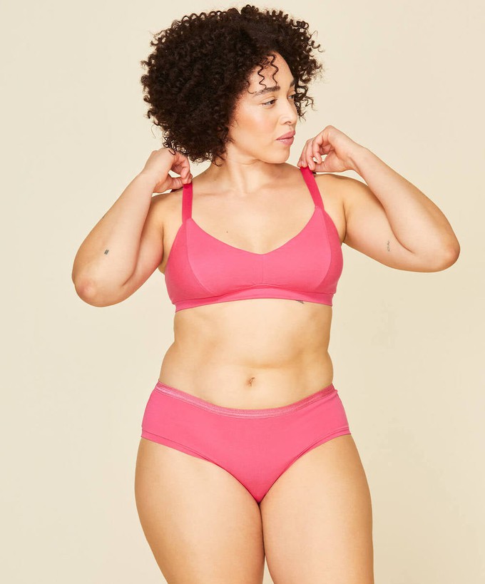 Organic Cotton Triangle Soft Bra in Aurora from Subset