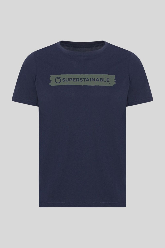 Dark Lake Tee Navy from Superstainable