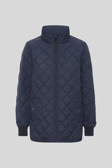 Cowell Quilted Jacket Navy via Superstainable