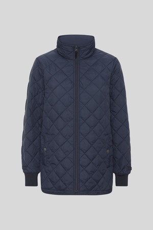 Cowell Quilted Jacket Navy from Superstainable