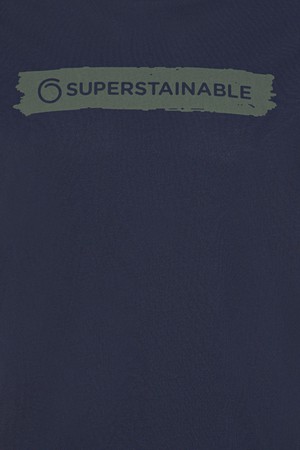 Dark Lake Tee Navy from Superstainable