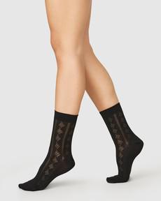 Alva Kumiko Socks via Swedish Stockings