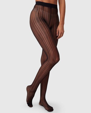 Selma Net Tights from Swedish Stockings