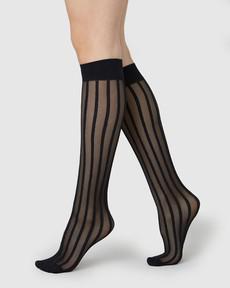 Siri Stripe Knee-Highs via Swedish Stockings