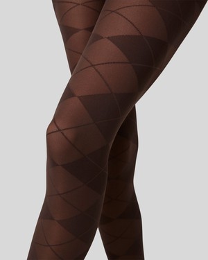 Rebecka Argyle Tights from Swedish Stockings