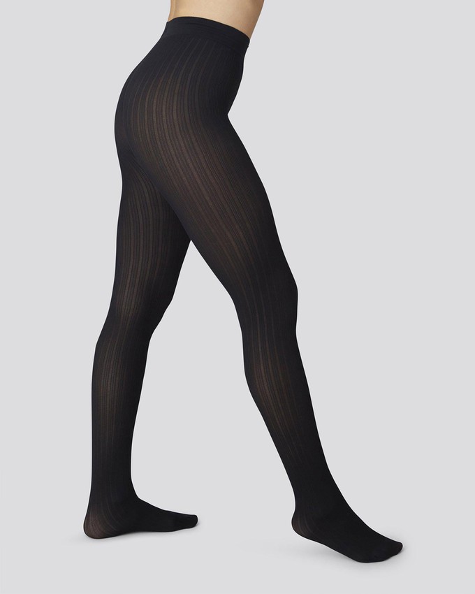 Alma Rib Tights from Swedish Stockings