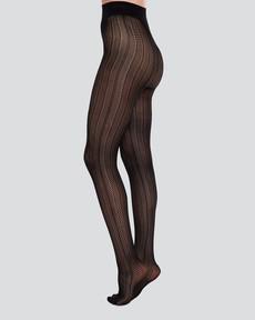 Astrid Net Tights via Swedish Stockings