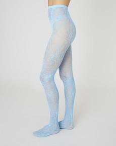 Rosa Lace Tights via Swedish Stockings