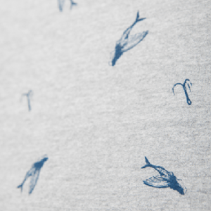 Sweatshirt - biologisch katoen - vliegende vrouw vissen en haakjes - Grijs melange from The Driftwood Tales Sweatshirt - biologisch katoen - vliegende vrouw vissen en haakjes - Grijs melange from The Driftwood Tales