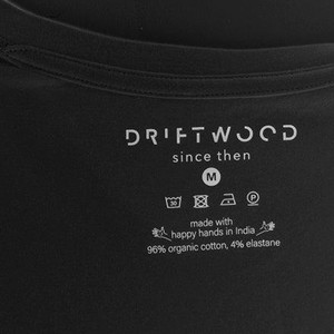 2 x T-shirt Basic - Biologisch katoen - zwart - O - hals from The Driftwood Tales