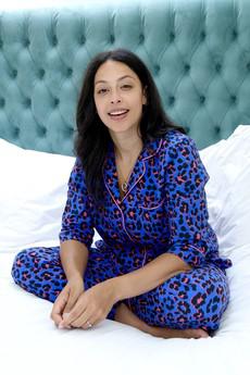Iris Leopard Print Pyjama via Tilbea London
