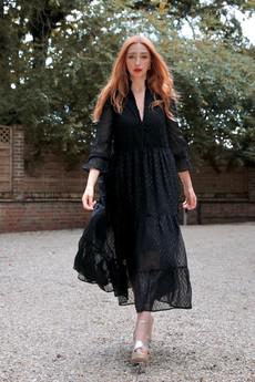 Petra Maxi Dress | Black via Tilbea London