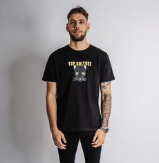'Sechmet' black t-shirt - loose fit from TOP CULTURE