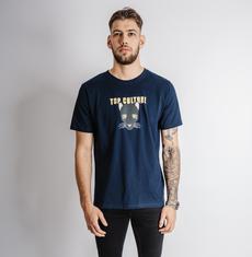 'Sechmet' navy t-shirt - loose fit from TOP CULTURE