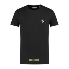 Basic black logo t-shirt (men) from TOP CULTURE