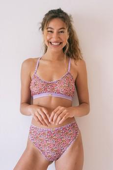 Mary Crop Bralette via Troo