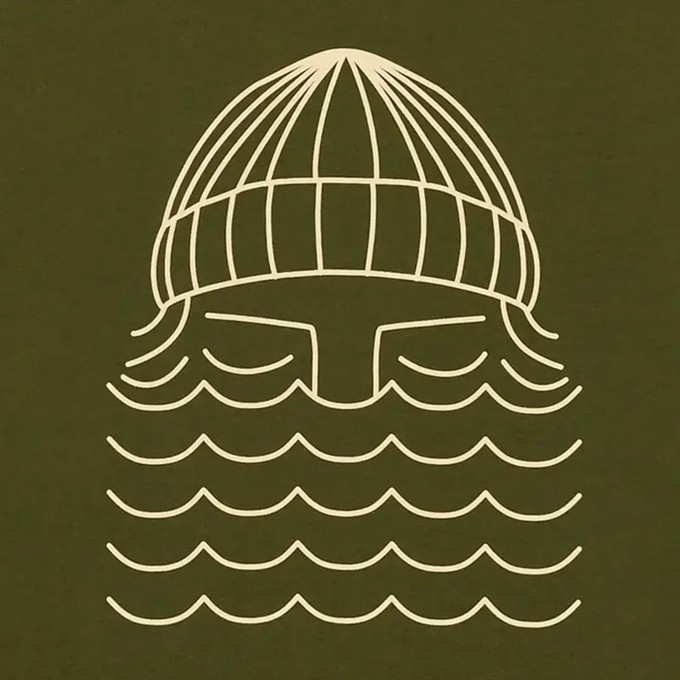 Bask in the Sun Olive To The Sea T-shirt from UP TO DO GOOD