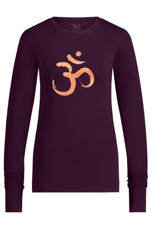 Karuna OM longsleeve yoga shirt – Bloom from Urban Goddess