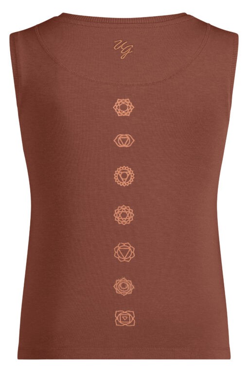 Karuna Balance Dry-fit Yoga Tank – Mocca from Urban Goddess
