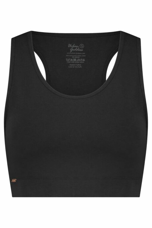 Surya Yoga Sports Bra – Urban Black from Urban Goddess