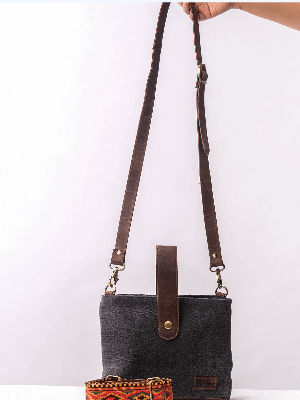 Mia Crossbody Bag Charcoal from Urban Medley