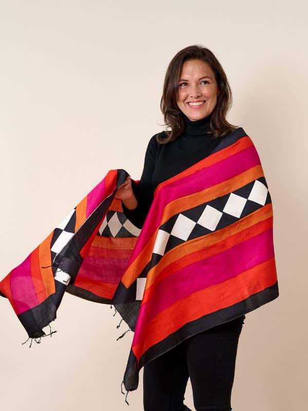 Eri Silk Scarf Ina from Urban Medley