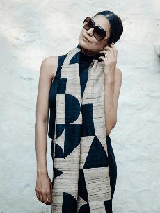 Tussar Silk Scarf Cora via Urban Medley