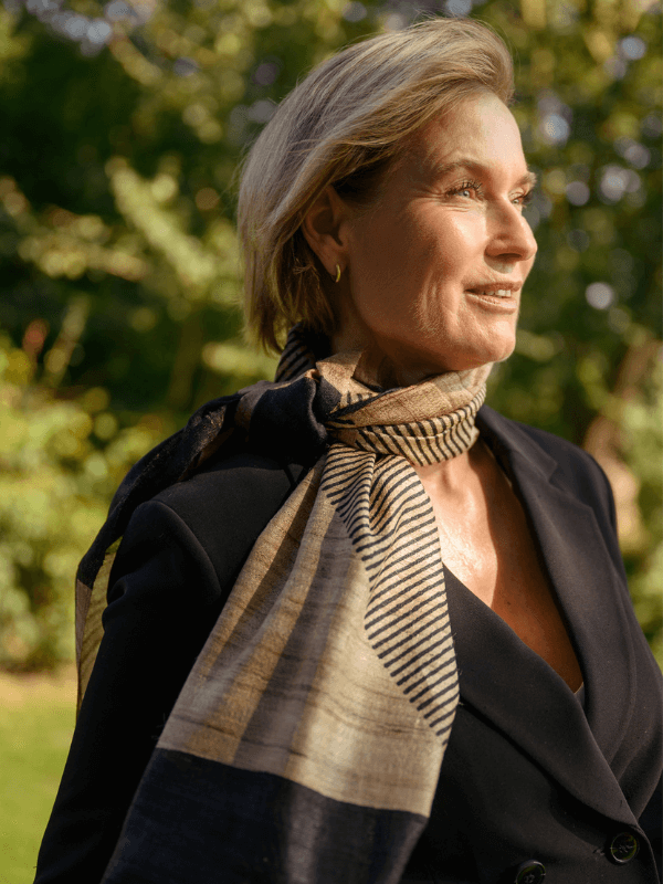 Tussar Silk Scarf Trio from Urban Medley