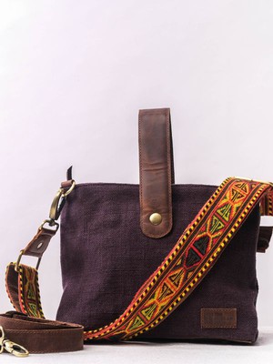 Mia Crossbody Bag Eggplant from Urban Medley