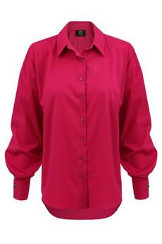 Classic Oversize Shirt Fuchsia via Urbankissed