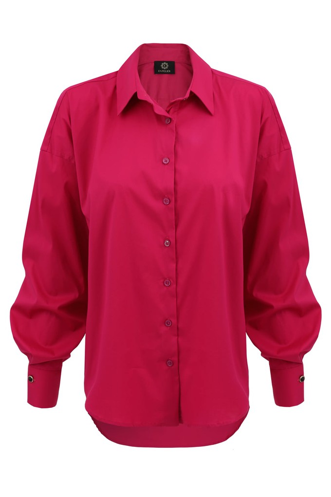 Classic Oversize Shirt Fuchsia from Urbankissed