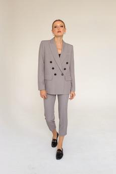 Cigarette Pants Grey via Urbankissed