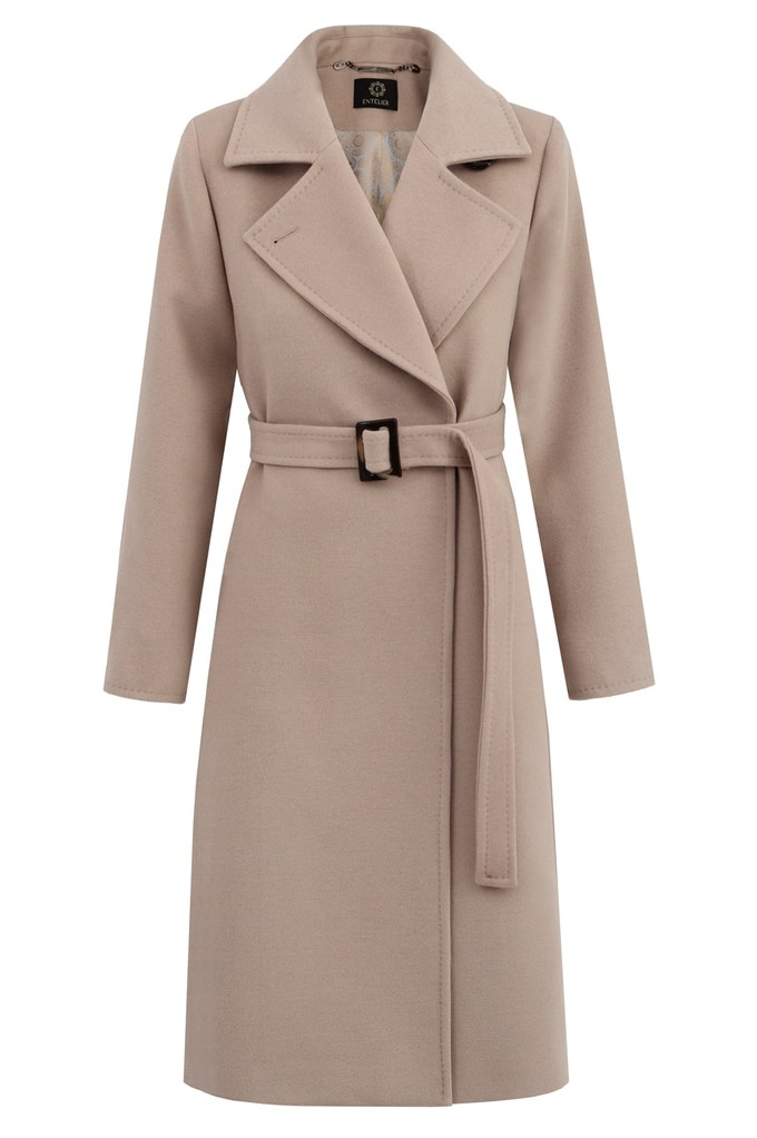 Classic Beige Cashmere Coat from Urbankissed