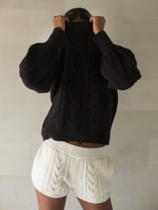 Cecile Mohair Shorts in Ivory via Urbankissed