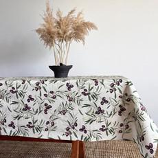 Floral Tablecloth Recycled Plastic - Mediterranean via Urbankissed