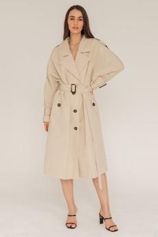 Oversize Trench Coat Beige via Urbankissed