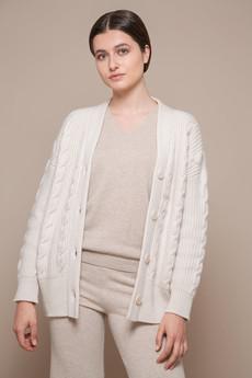 Petra Cableknit Cardigan via Urbankissed