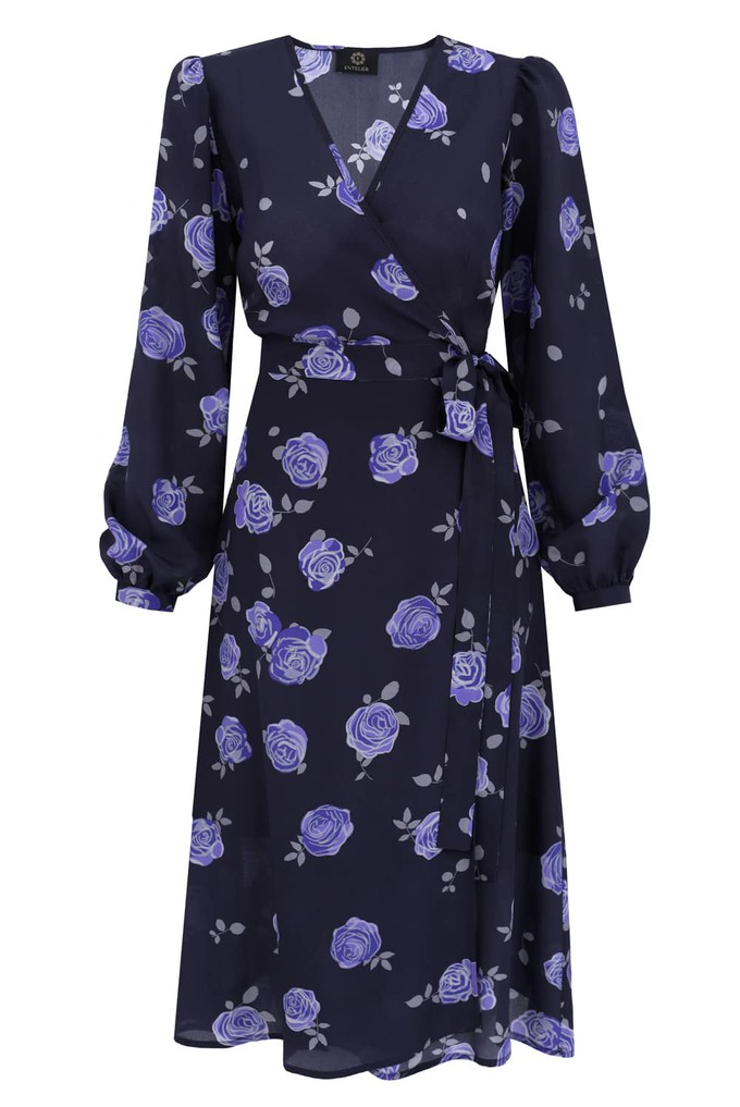 Roses Silk Envelope Dress from Urbankissed