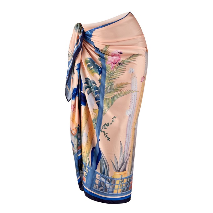 Silk Sarong Skirt - Tropical Paradise from Urbankissed