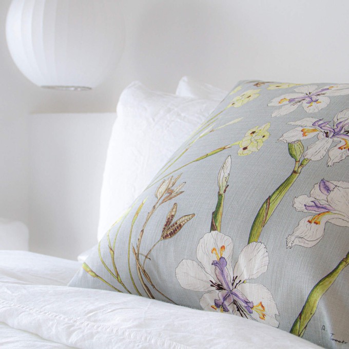 Wild Iris Scatter Cushion Cover from Urbankissed