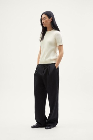 The Organic Cotton Tricot T-shirt - Milk White from Urbankissed