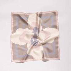 Silk Scarf - Pink & Grey via Urbankissed