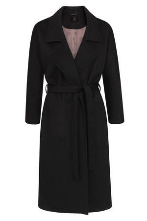 Oversize Cashmere Black Coat from Urbankissed